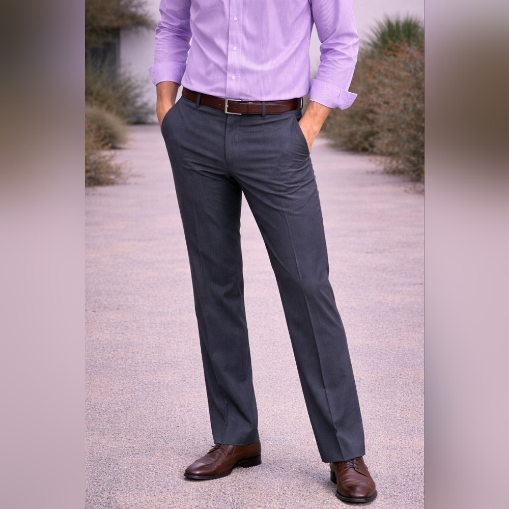 Ted Baker Charcoal Dress Pants